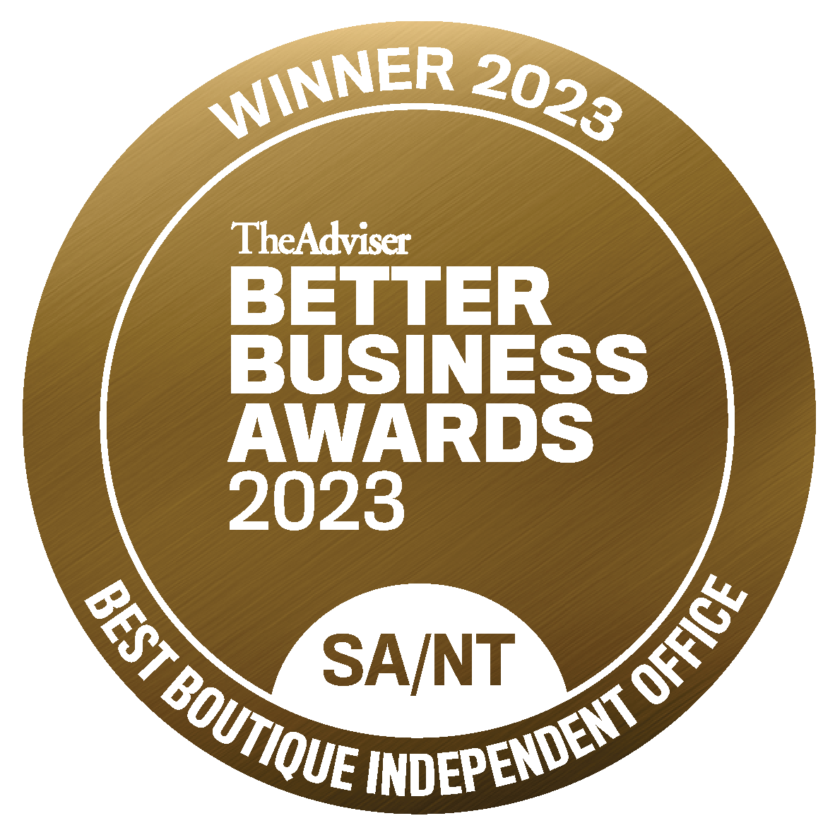 Better Business Awards 2023 Winner — SA Best Boutique Independent Office Better Business Awards 2023 Winner — SA Best Boutique Independent Office